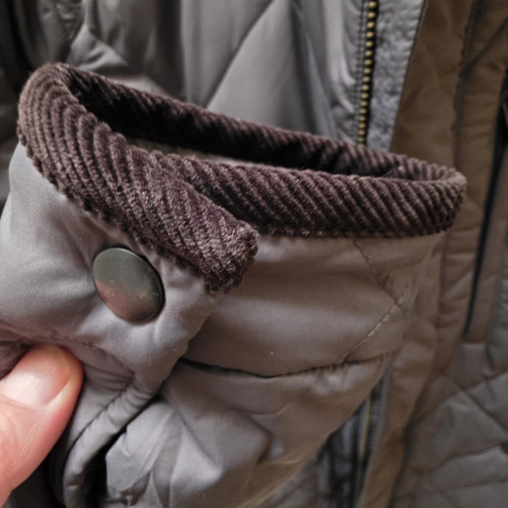 J Crew Men's Quilted Gray Jacket Xs - Picture 6 of 6